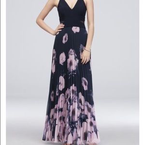 Pleated flower dress